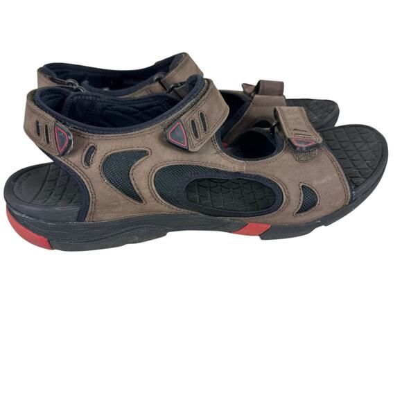 Clarks Outdoor Wave Walk Zone Brown Adjustable Strap Fishermen Sandals Men's 13 - Picture 3 of 10